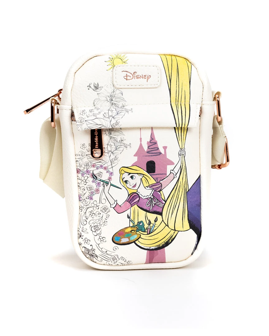 Buckle Down Exclusive Crossbody Bags Disney Tangled Rapunzel Princess Collection Parks Crossbody Bag - Pink A La Mode Exclusive 3 Buckle Down Exclusive Crossbody Bags Disney Tangled Rapunzel Princess Collection Parks Crossbody Bag - Pink A La Mode Exclusive