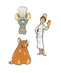 Storybook Pins Disney Pixar Ratatouille 3 Piece Limited Edition Enamel Pin Set - PALM Exclusive