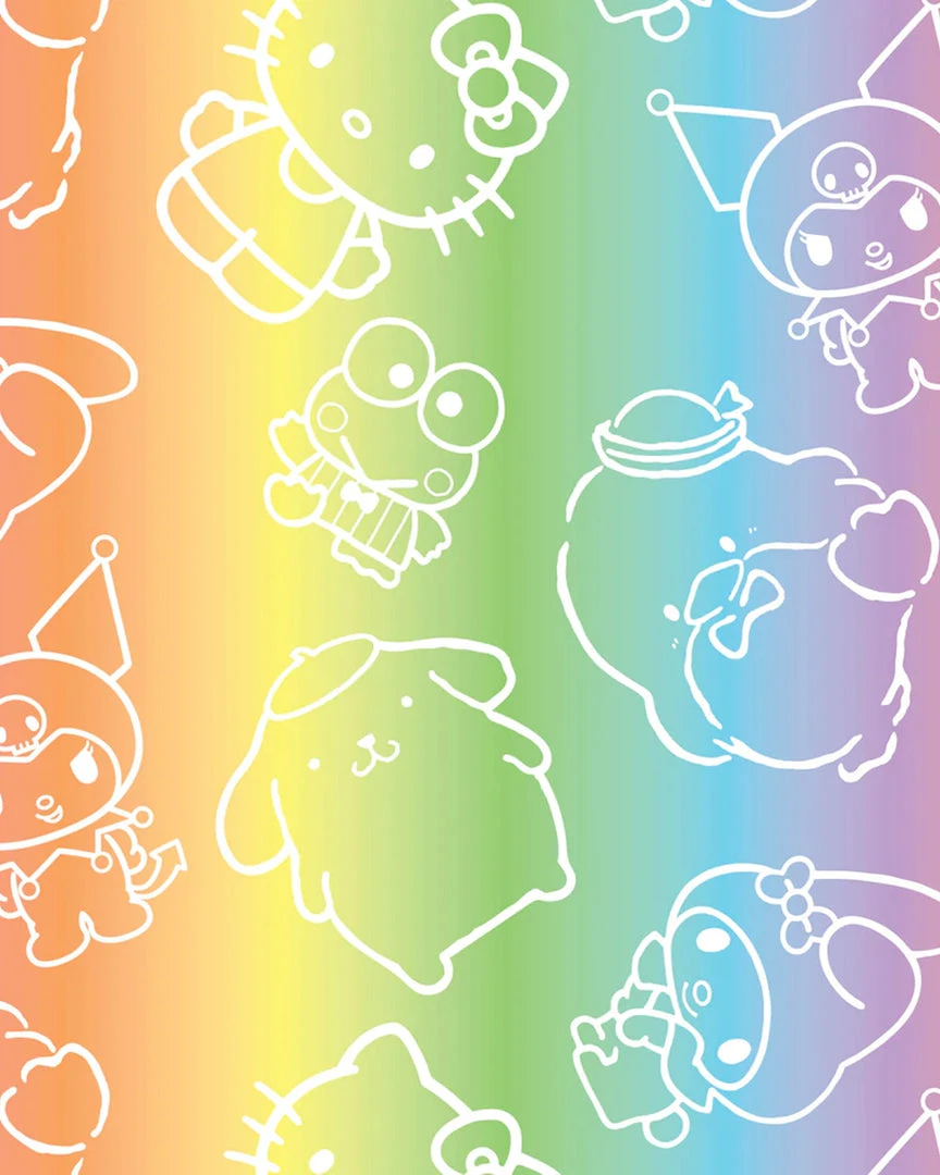 Loungefly June22 Loungefly - Hello Kitty And Friends Color Block Mini Backpack 5 Loungefly June22 Loungefly - Hello Kitty And Friends Color Block Mini Backpack