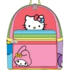 Loungefly June22 Loungefly - Hello Kitty And Friends Color Block Mini Backpack