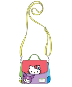 Loungefly June22 Coming Soon... Loungefly - Hello Kitty And Friends Color Block Crossbody Bag