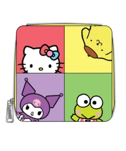 Loungefly June22 Loungefly - Hello Kitty And Friends Color Block Zip Around Wallet Coming Soon...