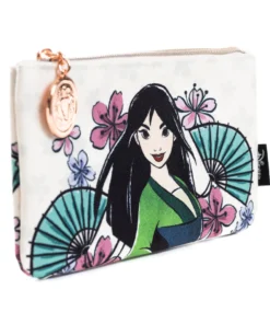 Loungefly Exclusive Loungefly Disney Princess Mulan, Multi-use Pouch, Coin Purse, Cosmetic, Pink A La Mode Exclusive