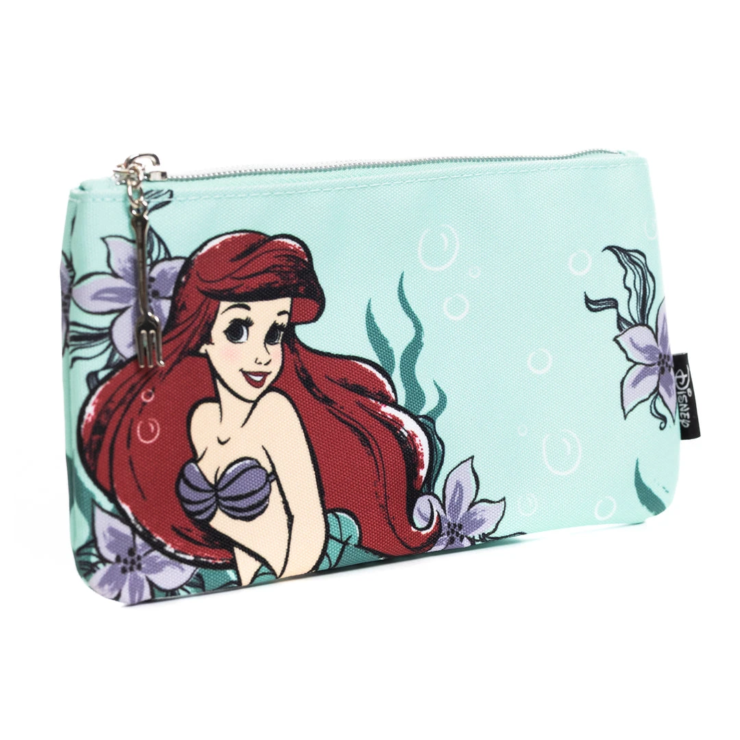Loungefly Disney The Little Mermaid Ariel, Multi-use Pouch, Coin Purse, Cosmetic, Pink A La Mode Exclusive 7 Loungefly Disney The Little Mermaid Ariel, Multi-use Pouch, Coin Purse, Cosmetic, Pink A La Mode Exclusive