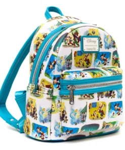 Loungefly - Disney Pinocchio Little Golden Book Scenes AOP Mini Backpack - PALM Exclusive