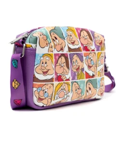 Storybook Disney Snow White And The Seven Dwarfs Expressions Parks Crossbody Bag - Pink A La Mode Exclusive Crossbody Bags