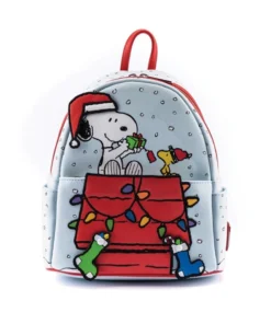 Loungefly - Peanuts Gift Giving Snoopy And Woodstock Mini Backpack