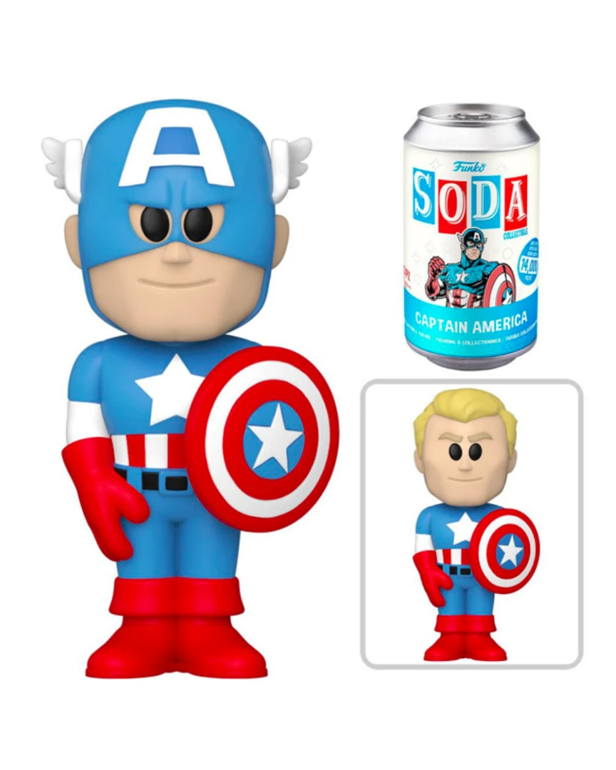Funko POP! Funko SODA - Marvel Captain America (Chance Of Chase) 4 Funko POP! Funko SODA - Marvel Captain America (Chance Of Chase)