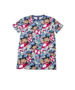 Cakeworthy - Disney Lilo & Stitch AOP Unisex Tee Apparel