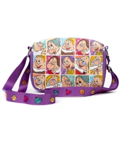 Storybook Disney Snow White And The Seven Dwarfs Expressions Parks Crossbody Bag - Pink A La Mode Exclusive Crossbody Bags
