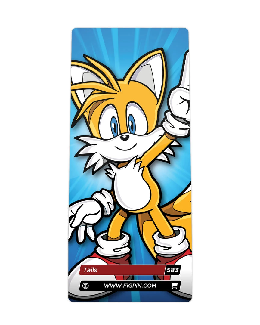 FiGPiN - Sonic The Hedgehog Tails #583 Pins 4 FiGPiN - Sonic The Hedgehog Tails #583 Pins