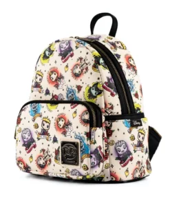 Loungefly - Disney Villains Tattoo AOP Mini Backpack