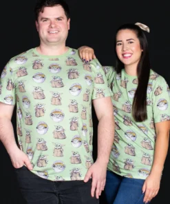 Apparel Cakeworthy - The Mandalorian The Child AOP Unisex Tee 8 Apparel Cakeworthy - The Mandalorian The Child AOP Unisex Tee