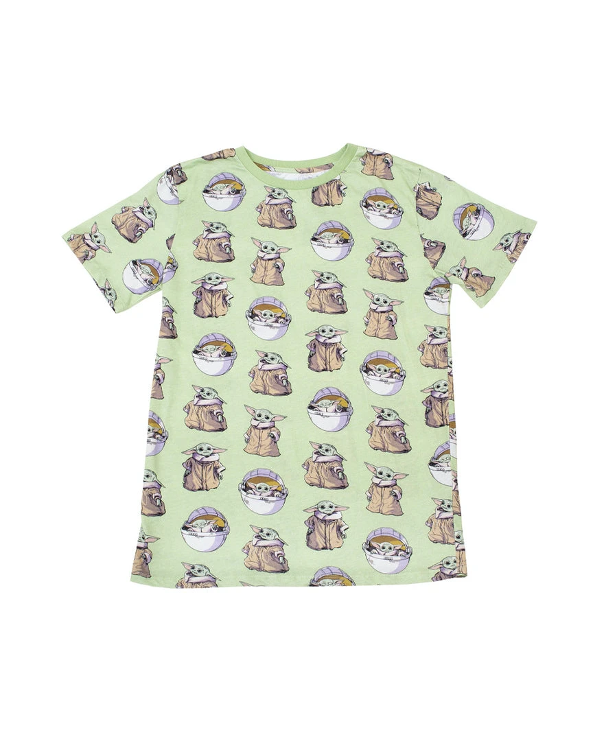 Apparel Cakeworthy - The Mandalorian The Child AOP Unisex Tee 3 Apparel Cakeworthy - The Mandalorian The Child AOP Unisex Tee