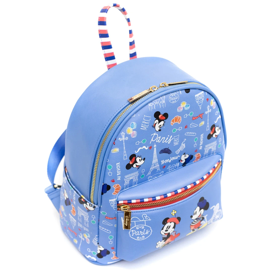 Danielle Nicole Exclusive Danielle Nicole, Disney Springtime In Paris Mickey And Minnie Mini Backpack, Pink A La Mode Exclusive 8 Danielle Nicole Exclusive Danielle Nicole, Disney Springtime In Paris Mickey And Minnie Mini Backpack, Pink A La Mode Exclusive