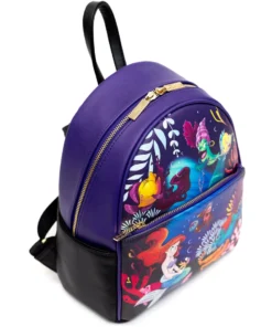 Danielle Nicole Exclusive Mini Backpacks Danielle Nicole, Disney The Little Mermaid Under The Sea Mini Backpack, Pink A La Mode Exclusive