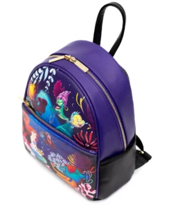 Danielle Nicole Exclusive Mini Backpacks Danielle Nicole, Disney The Little Mermaid Under The Sea Mini Backpack, Pink A La Mode Exclusive