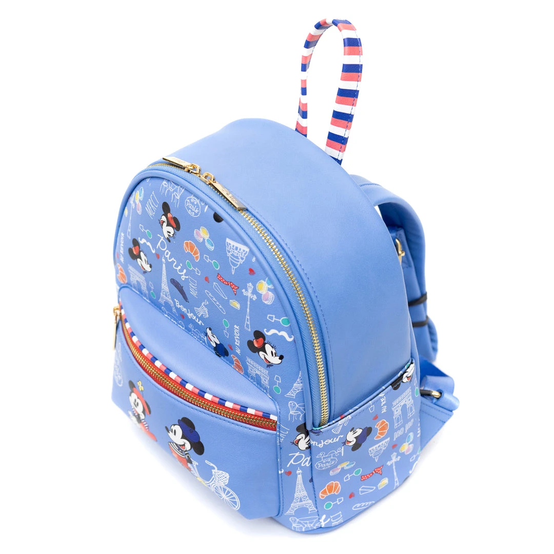 Danielle Nicole Exclusive Danielle Nicole, Disney Springtime In Paris Mickey And Minnie Mini Backpack, Pink A La Mode Exclusive 9 Danielle Nicole Exclusive Danielle Nicole, Disney Springtime In Paris Mickey And Minnie Mini Backpack, Pink A La Mode Exclusive