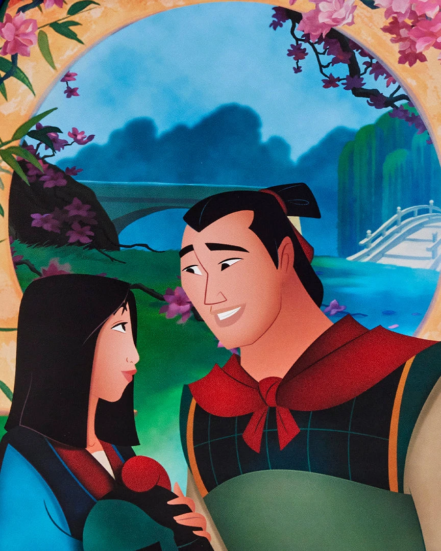 Loungefly - Disney Castle Series Mulan Light-up Mini Backpack 8 Loungefly - Disney Castle Series Mulan Light-up Mini Backpack