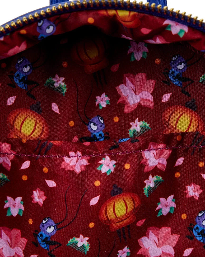 Loungefly - Disney Castle Series Mulan Light-up Mini Backpack 9 Loungefly - Disney Castle Series Mulan Light-up Mini Backpack