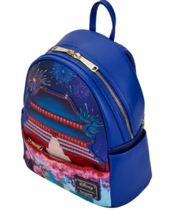 Loungefly - Disney Castle Series Mulan Light-up Mini Backpack 13 Loungefly - Disney Castle Series Mulan Light-up Mini Backpack
