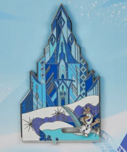 Loungefly April22 Loungefly - Disney Frozen Castle Large Collectible Enamel Pin LE1000