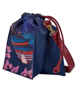 Loungefly - Disney Castle Series Mulan Cinch Sack Crossbody Bag