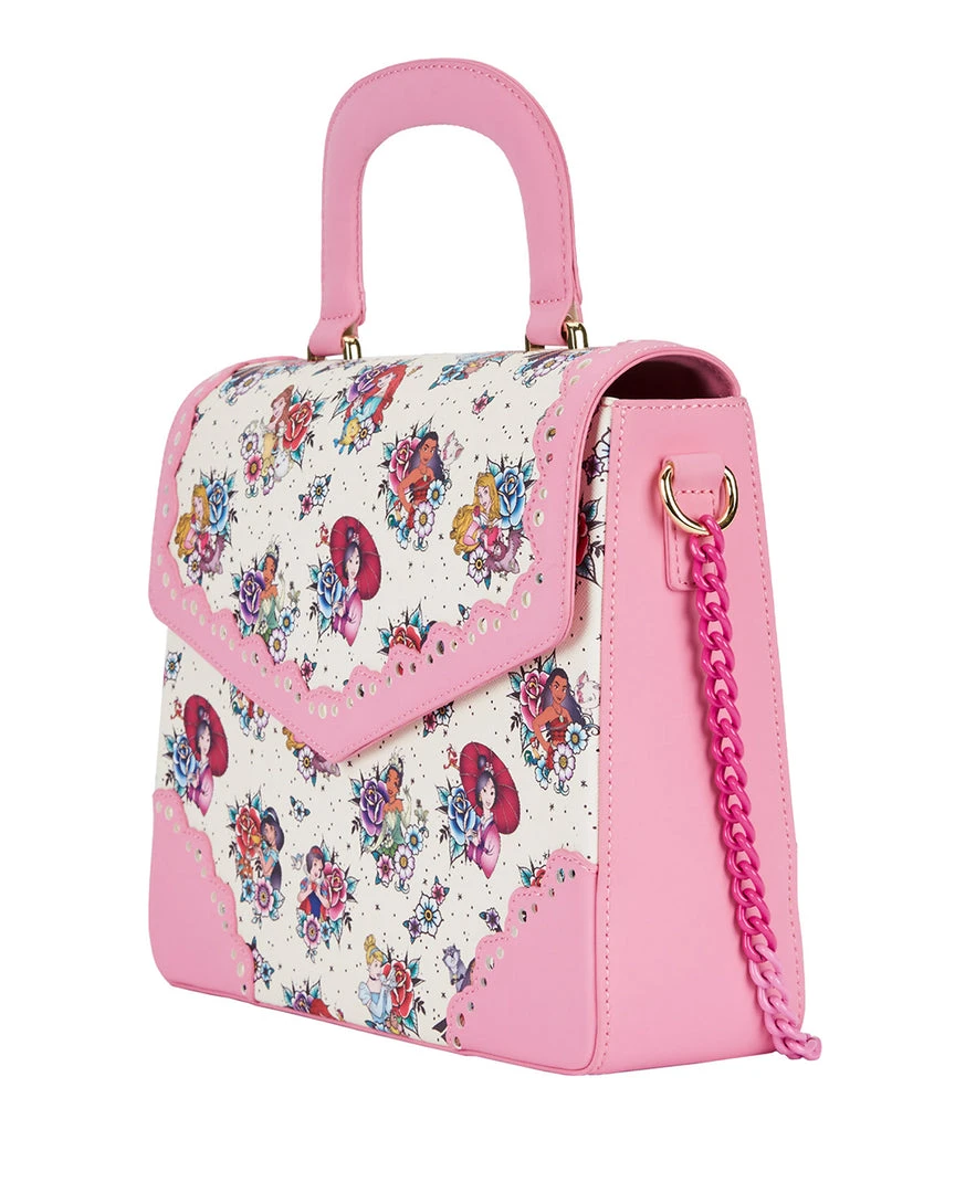 Loungefly - Disney Princess Tattoo AOP Crossbody Bag 6 Loungefly - Disney Princess Tattoo AOP Crossbody Bag