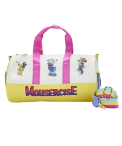Loungefly June22 Coming Soon... Loungefly - Disney Mousercise Duffle Bag