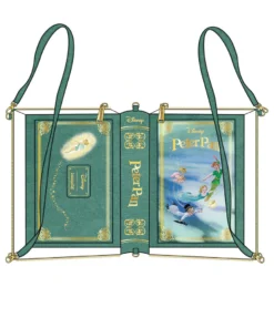 Loungefly June22 Coming Soon... Loungefly - Disney Peter Pan Book Convertible Crossbody Backpack Bag