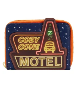 Loungefly May22 Loungefly - Disney Pixar Cars Cozy Cone Motel Zip Around Wallet