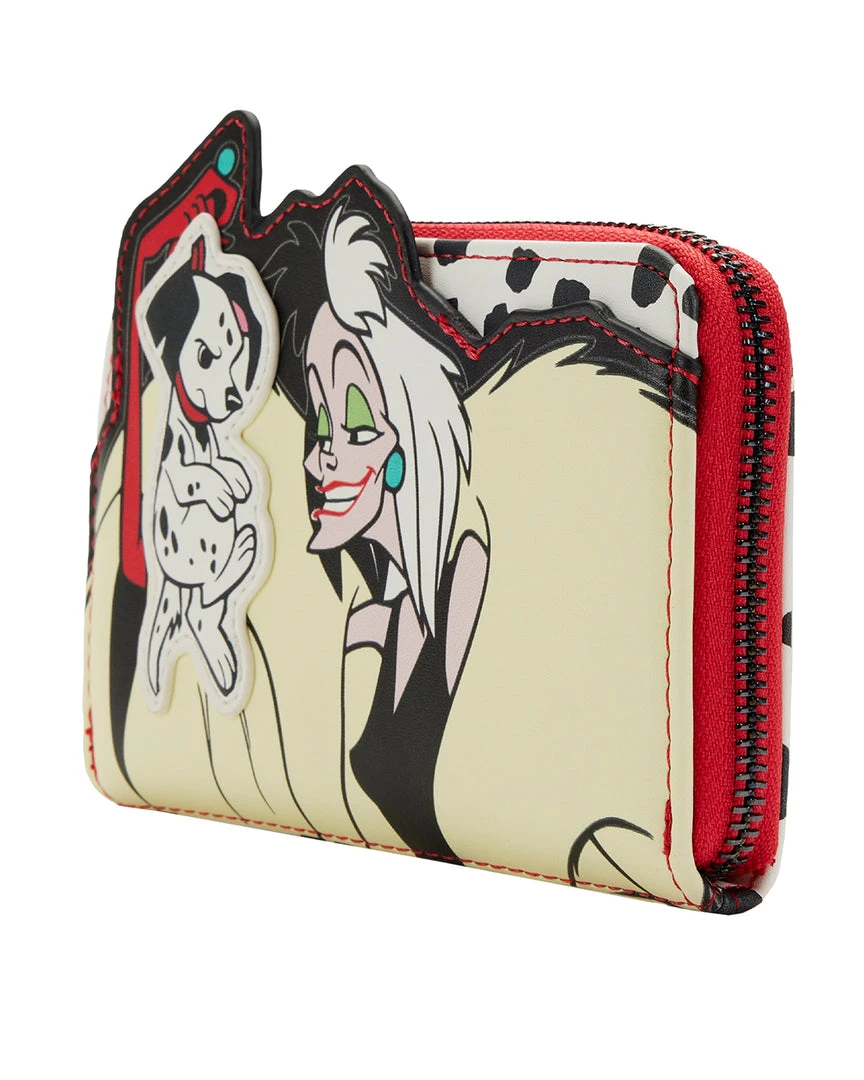 Loungefly May22 Loungefly - Disney 101 Dalmatians Villain Scene Series Cruella Zip Around Wallet 4 Loungefly May22 Loungefly - Disney 101 Dalmatians Villain Scene Series Cruella Zip Around Wallet