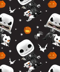 Loungefly Sept22 Loungefly - Nightmare Before Christmas Zip Around Wallet