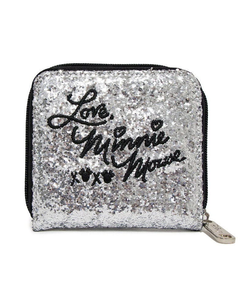 Buckle Down Stock Disney Minnie Mouse Glitter Ziparound Wallet 4 Buckle Down Stock Disney Minnie Mouse Glitter Ziparound Wallet