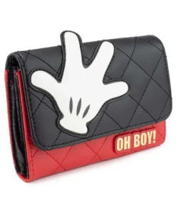 Buckle Down Stock Disney Mickey Mouse Oh Boy Fold Over Wallet Wallets