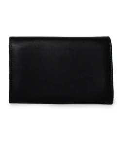 Buckle Down Stock Wallets Disney Minnie Mouse Bow Silver Enamel Fold Over Wallet