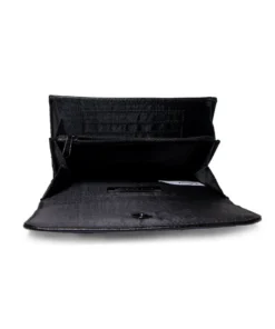 Buckle Down Stock Wallets Disney Minnie Mouse Bow Silver Enamel Fold Over Wallet