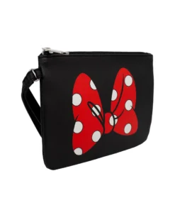Buckle Down Stock Disney Minnie Mouse Bow Single Pocket Wallet Wristlet