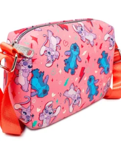 Buckle Down Stock Crossbody Bags Disney Lilo And Stitch Angel And Stitch Horizontal Park Crossbody Bag