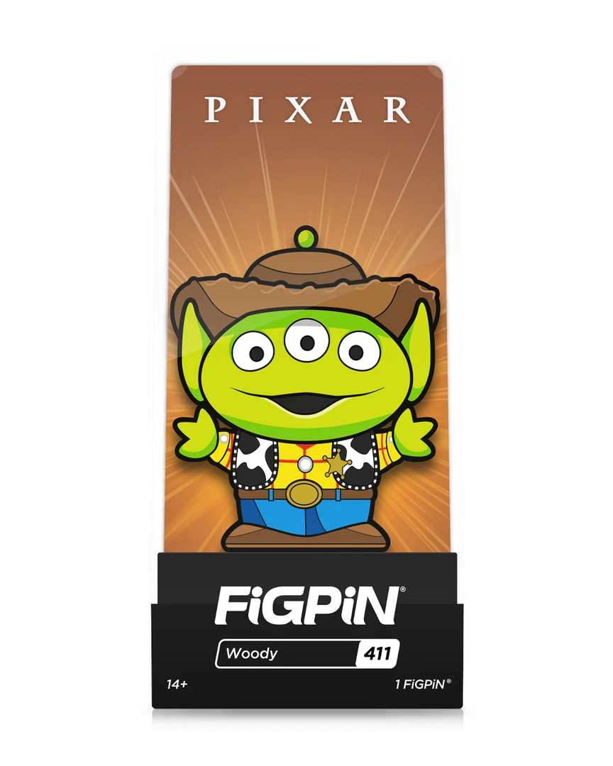FiGPiN - Pixar Alien Remix Woody #411 3 FiGPiN - Pixar Alien Remix Woody #411