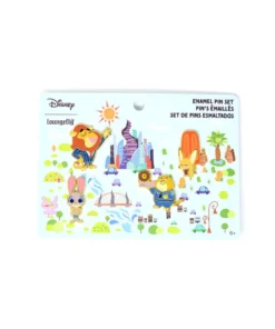 Loungefly Pins Disney Zootopia 4 Piece Pin Set