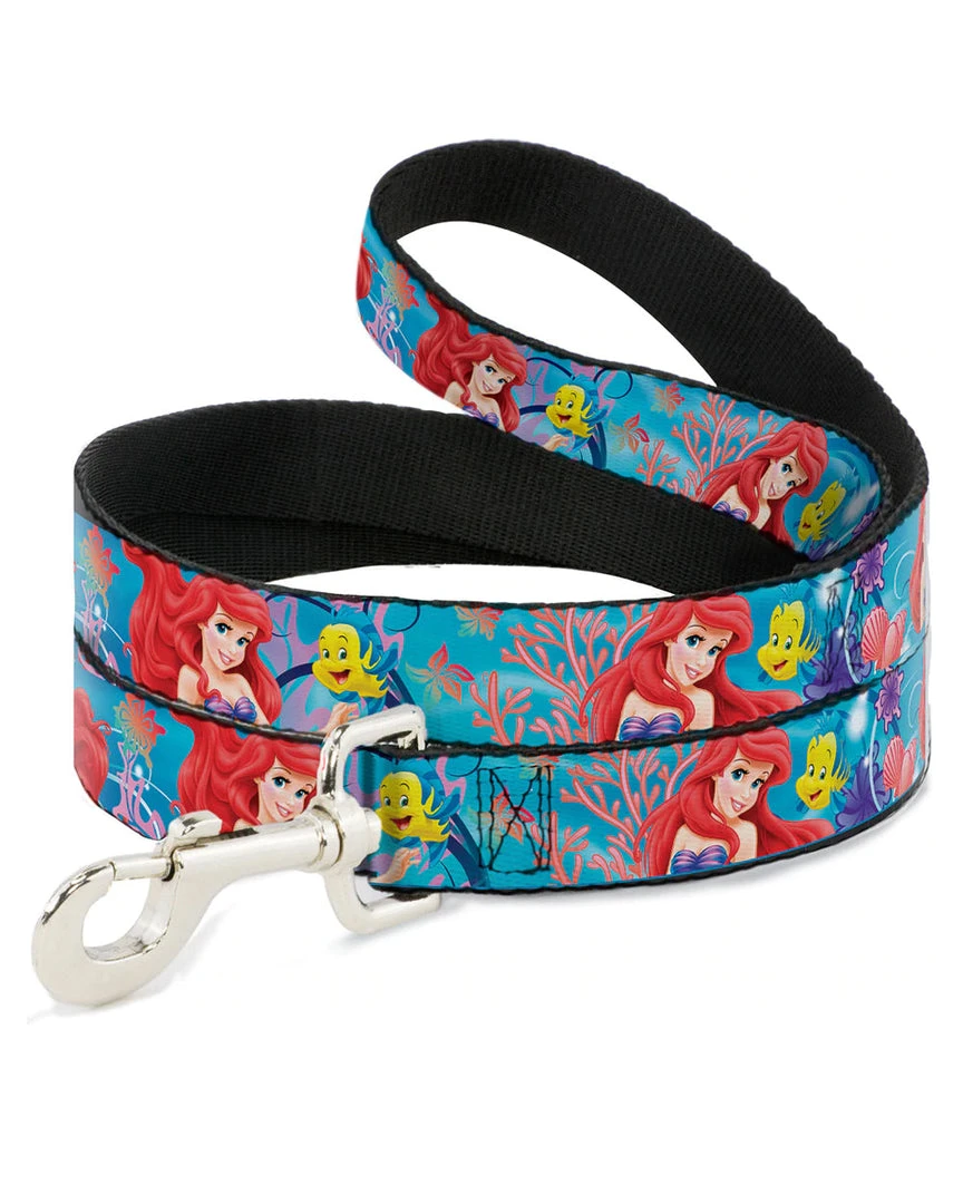 Buckle Down Pets Disney The Little Mermaid 4' Dog Leash 3 Buckle Down Pets Disney The Little Mermaid 4' Dog Leash