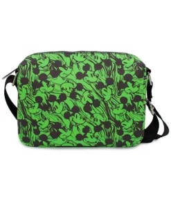 Buckle Down Stock Crossbody Bags Disney Mickey Mouse Green Crossbody Bag