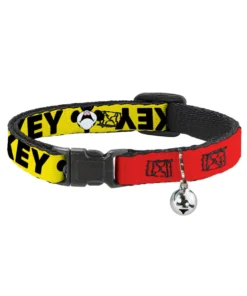 Buckle Down Pets Disney Mickey Mouse Breakaway Cat Collar W/ Bell