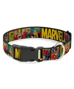 Buckle Down Pets Marvel Comics Dog Collar