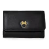Buckle Down Stock Wallets Disney Minnie Mouse Bow Silver Enamel Fold Over Wallet