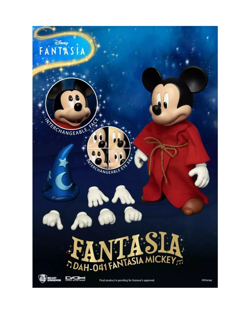 Beast Kingdom Disney Classic Mickey Fantasia Articulating Figure 3 Beast Kingdom Disney Classic Mickey Fantasia Articulating Figure