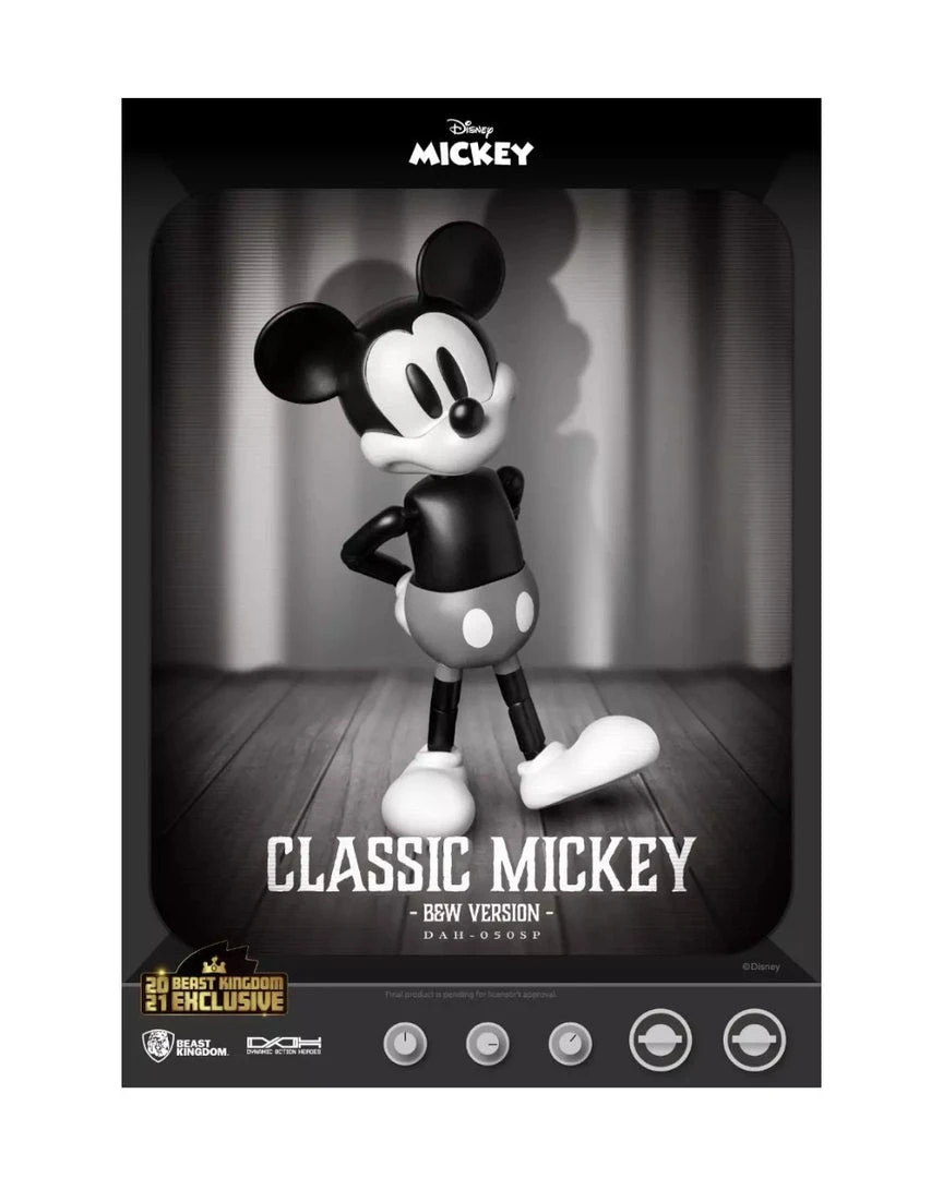 Beast Kingdom Disney Classic Mickey Black & White Articulating Figure 5 Beast Kingdom Disney Classic Mickey Black & White Articulating Figure