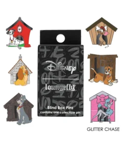 The Pink A La Mode Disney Dog Houses Blind Mystery Enamel Pin
