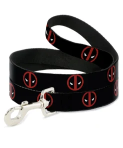 Buckle Down Pets Marvel Deadpool 4' Dog Leash